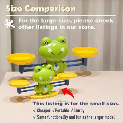 Educational Frog Math Balance Toy with Numbers