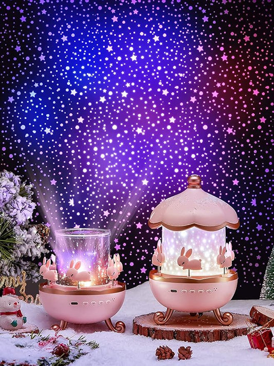 Starry Sky Music Night Light Projector | 360° BT Speaker