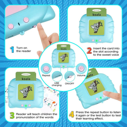 Talking Flash Cards Educational Toy for Toddlers (English & Bangla)