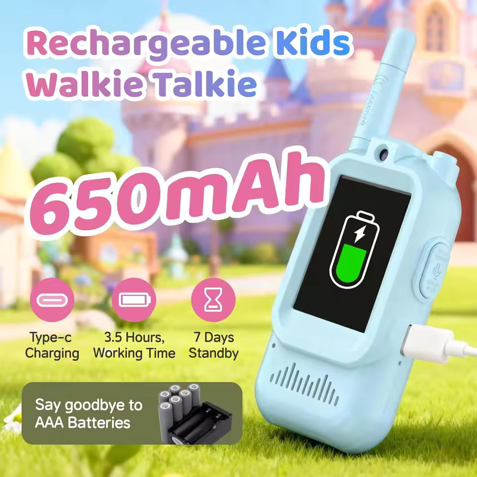 2-PCS Kids Video Walkie Talkies Toys