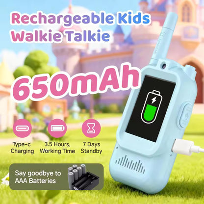2-PCS Kids Video Walkie Talkies Toys