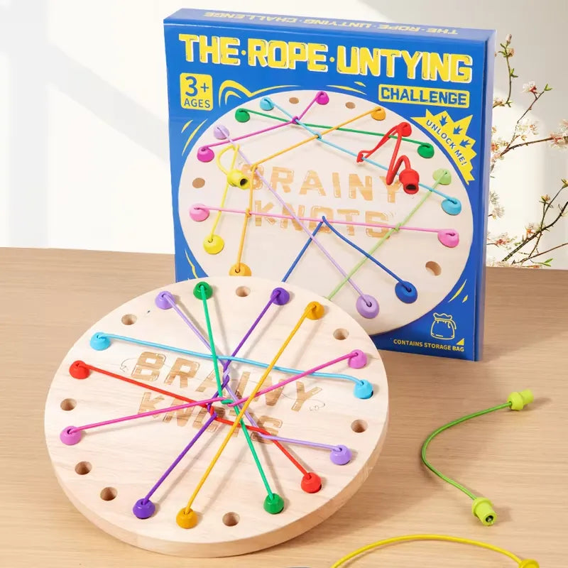 Wooden Lacing Montessori Toy