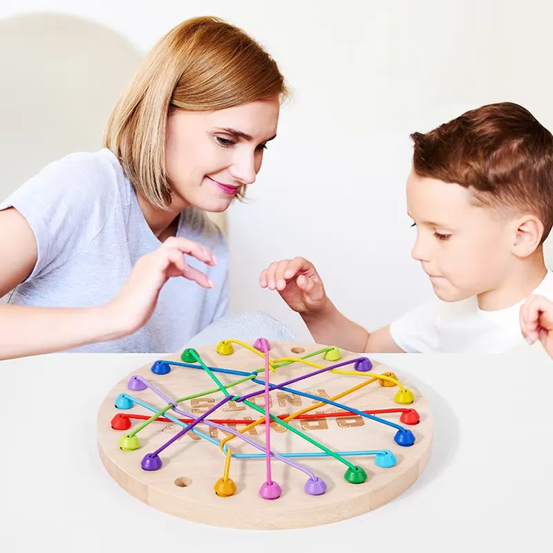 Wooden Lacing Montessori Toy