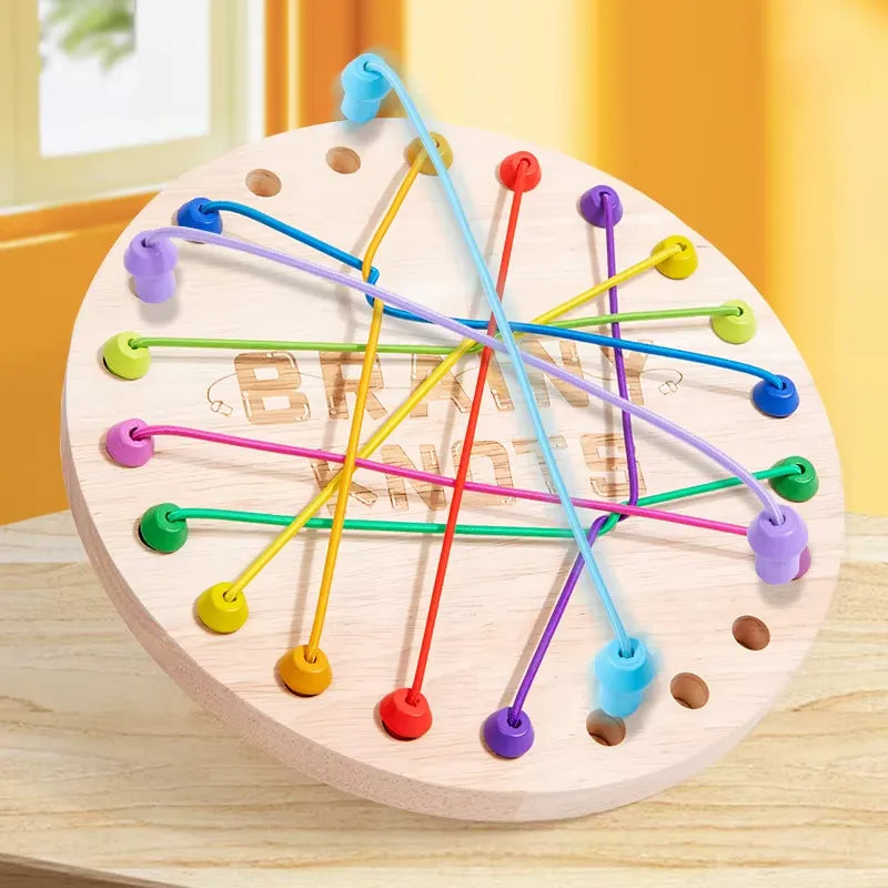 Wooden Lacing Montessori Toy