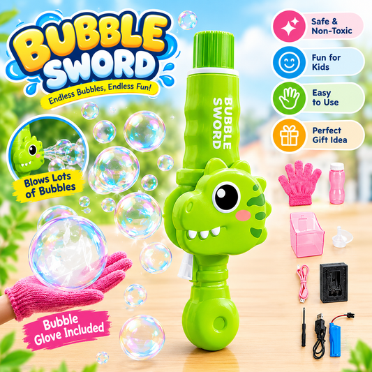 Colorful Smoke Bubble Machine With Lighting for Kids
