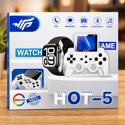HOT-5 Smartwatch & Game Console Combo
