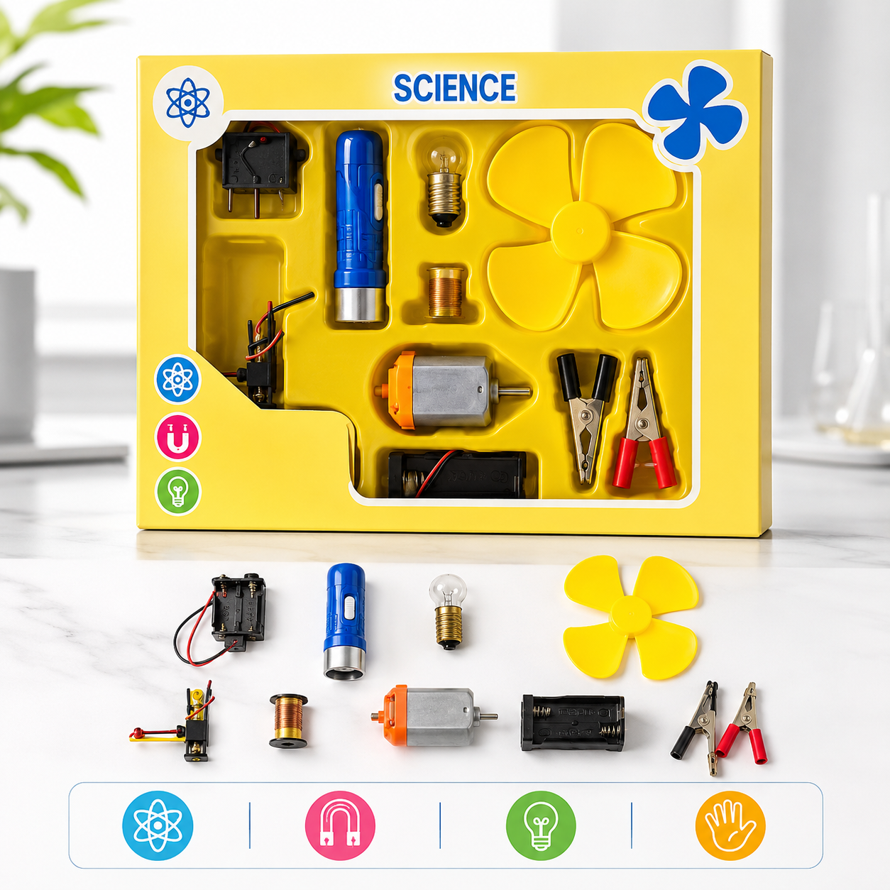 DIY Electronic Fan Science Experiment Kit