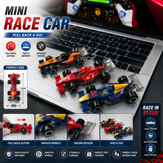 F1 Mini Race Car Combo (3 PCS)