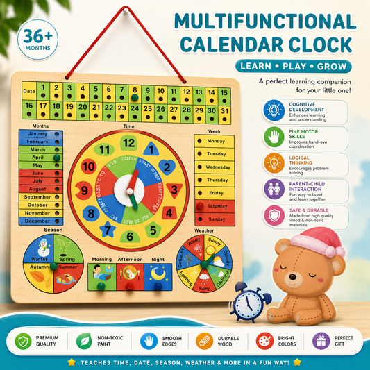 Multifunctional Calendar Clock