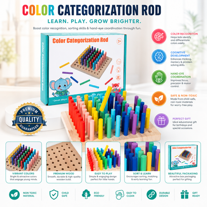 Wooden Color Matching Game