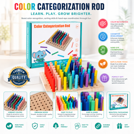 Wooden Color Matching Game