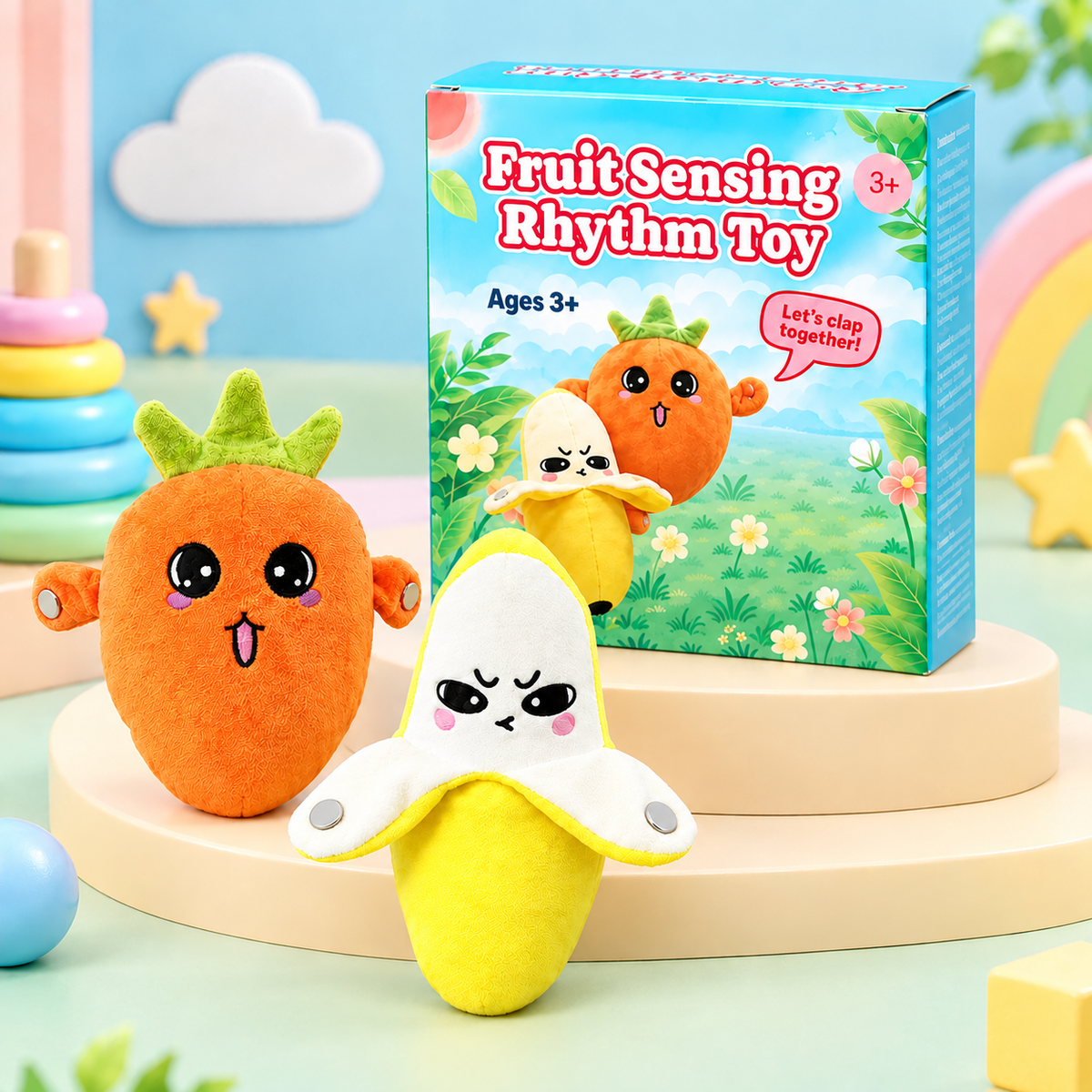 Fruit Sensing  Plush Toy