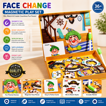 DIY Magnetic Learning Puzzle Set