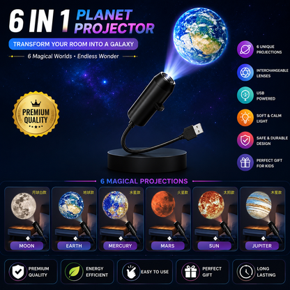 6 in 1 Planet Projector