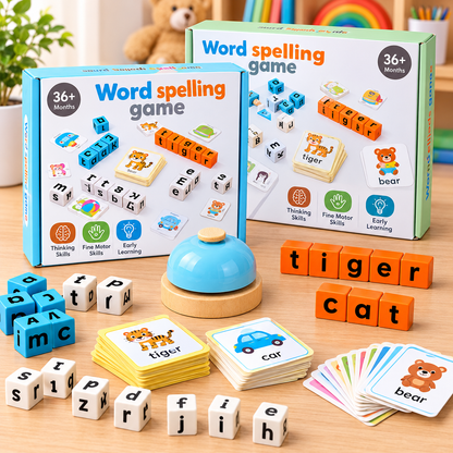 Word Spelling Game – Puzzle Card Game