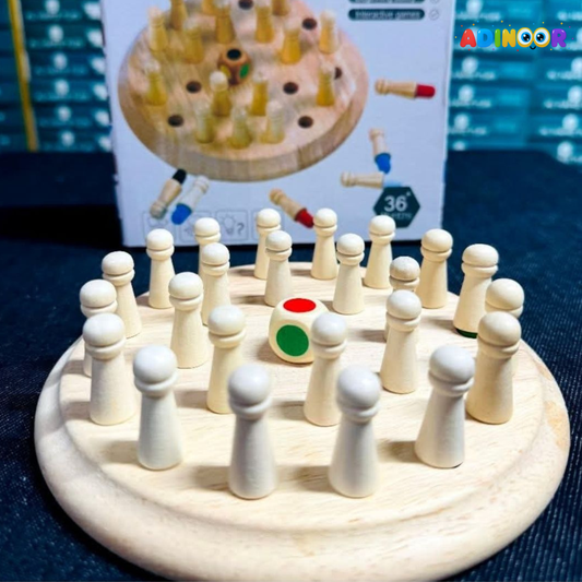 Wooden Memory Match Stick Chess Game