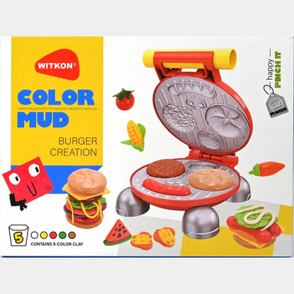 Burger Creation Set - DIY Modeling Clay Set