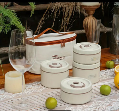 Portable Lunch Box 4 Pcs Set