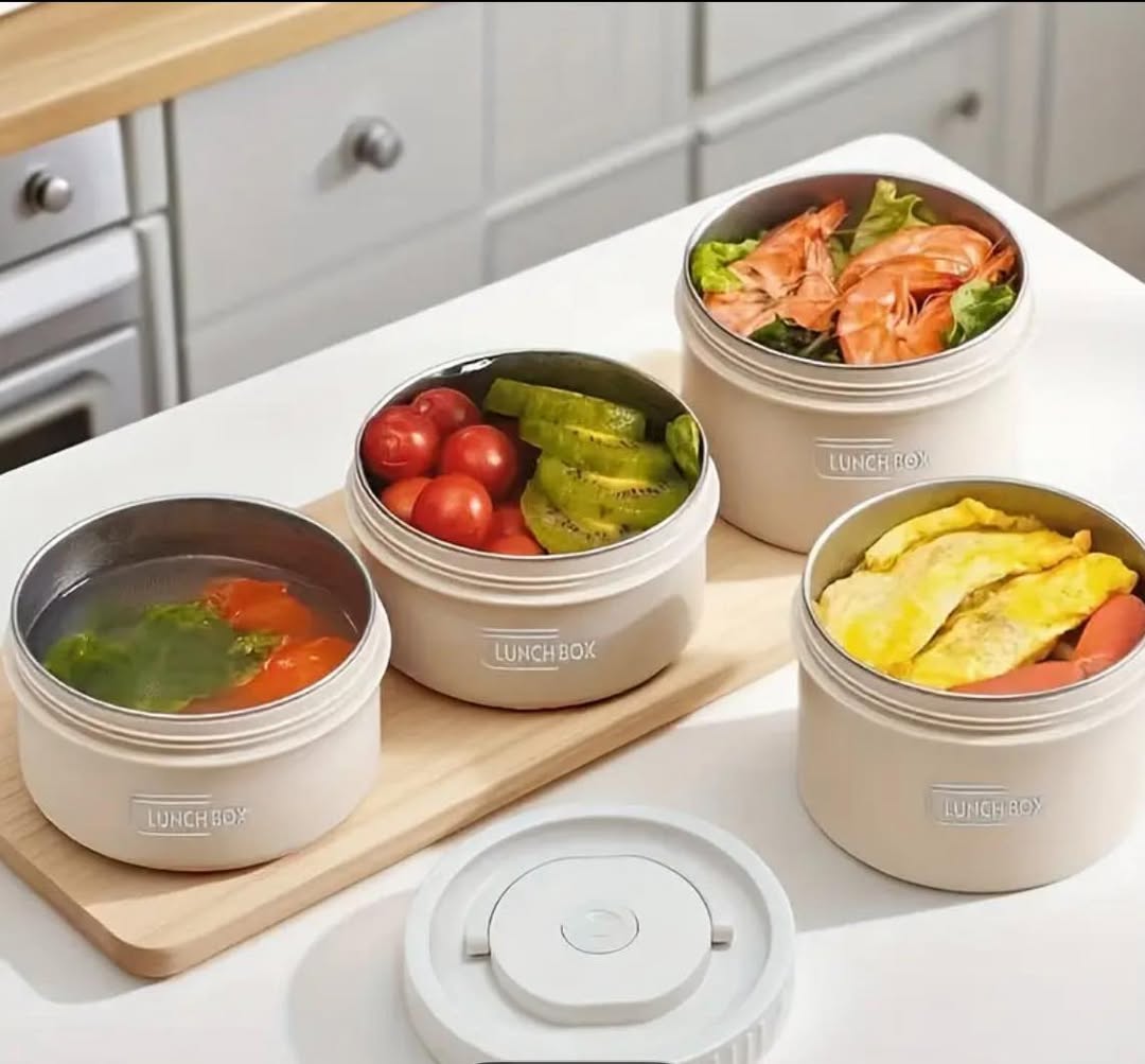 Portable Lunch Box 4 Pcs Set