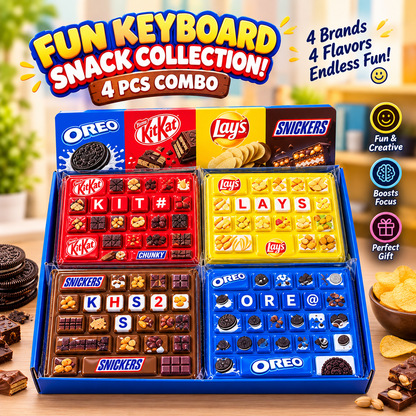 Squishy Keyboard Toy – 4 PCS Combo