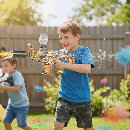 Gel Blaster Toy Gun with Light & Smoke Effects