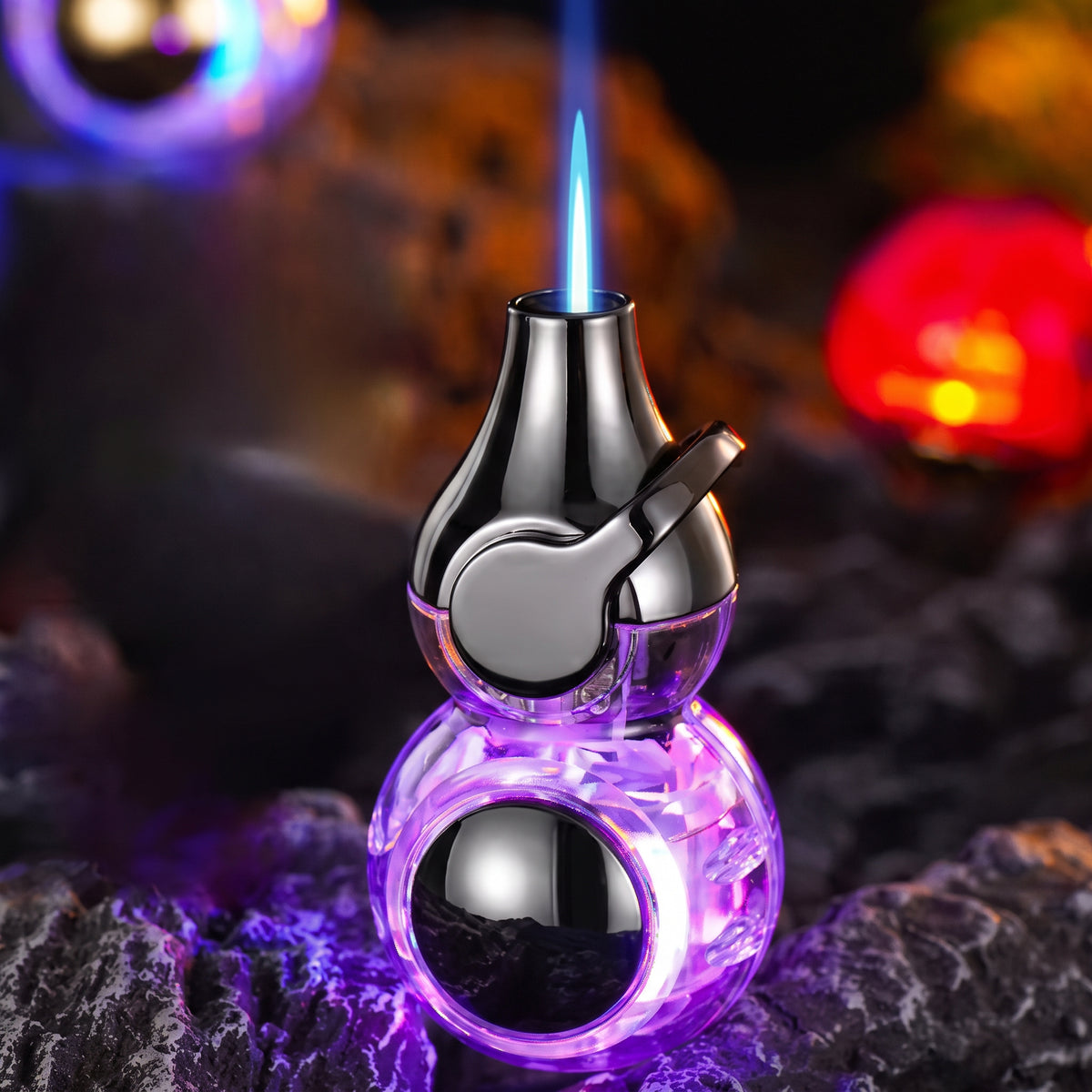 Gourd Shape Spinner Jet Lighter