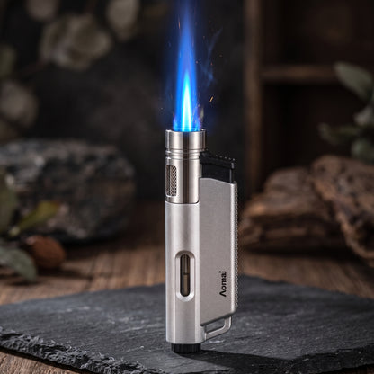 Portable Blue Flame  Refillable  Jet Lighter