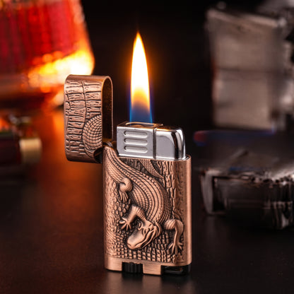 Retro Embossed Metal Lighter