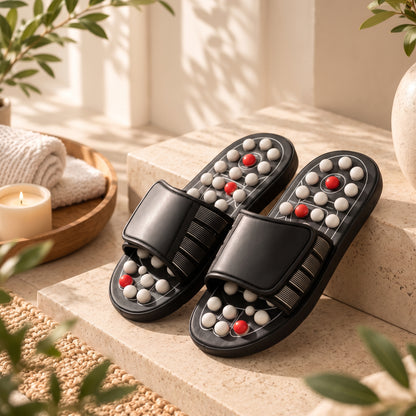 Natural Jade Stone Massage Slippers