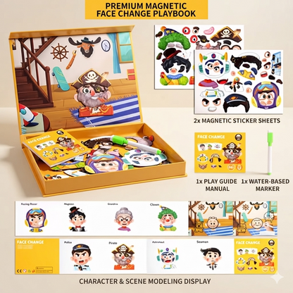 DIY Magnetic Learning Puzzle Set