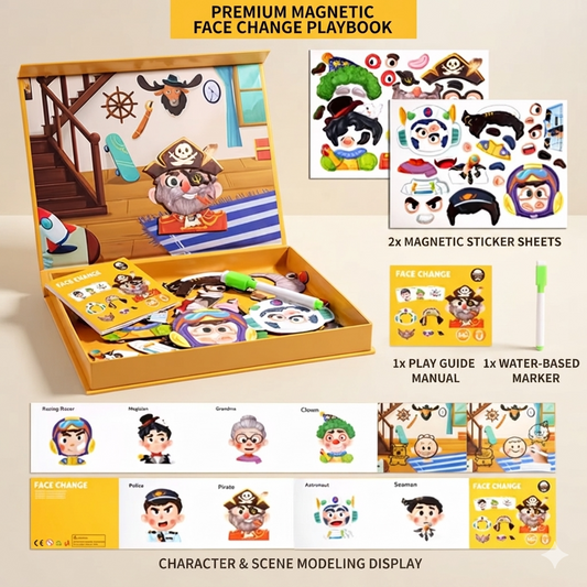 DIY Magnetic Learning Puzzle Set