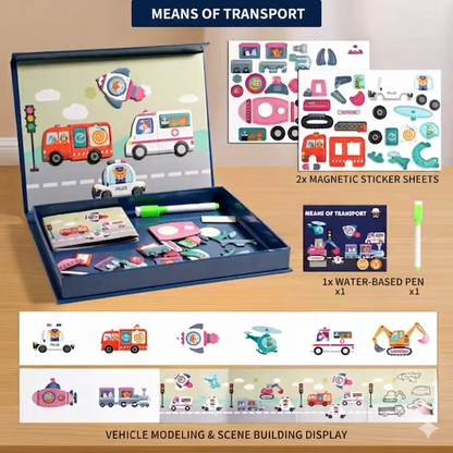 DIY Magnetic Learning Puzzle Set