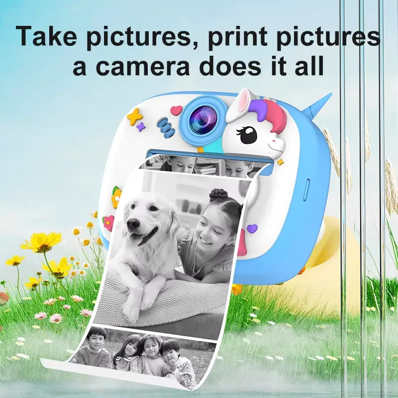 ZHIYOUXIA Kids Instant Print Camera 1080P