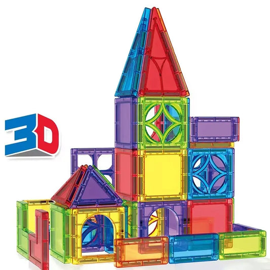 42PCS Magnetic Building Tiles