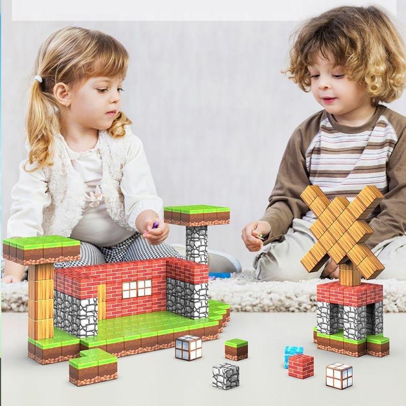 Forest Magnetic Building Blocks Set