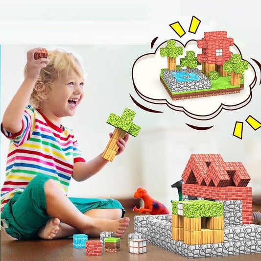Forest Magnetic Building Blocks Set