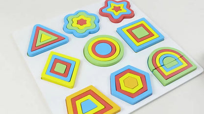 Montessori Color & Shape Matching Blocks