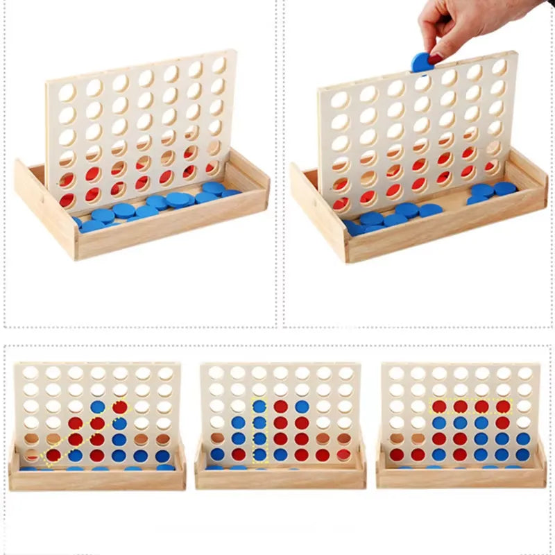Wooden Family Bingo Board Game