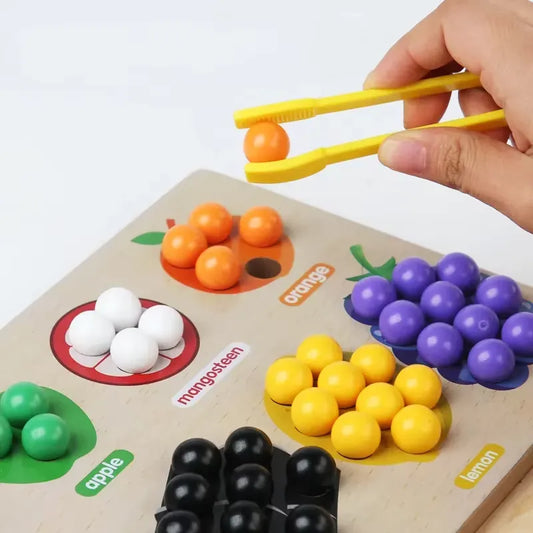 Montessori Fruit Bead Sorting Toy