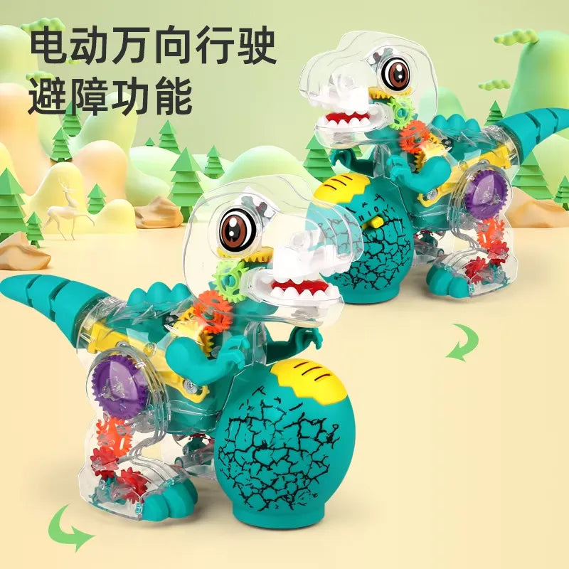Transparent Gear T-Rex Dinosaur Toy