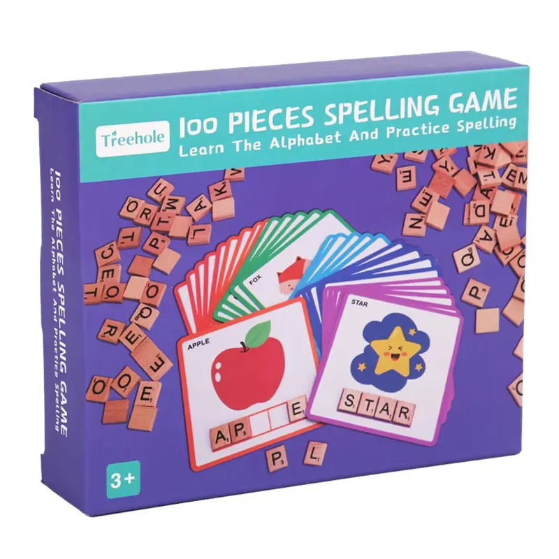 Wooden Word Spelling Battle Game