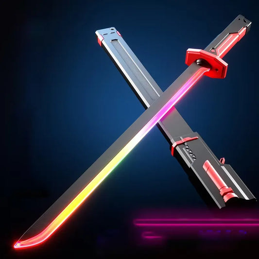 Cyberpunk LED Spark Sword
