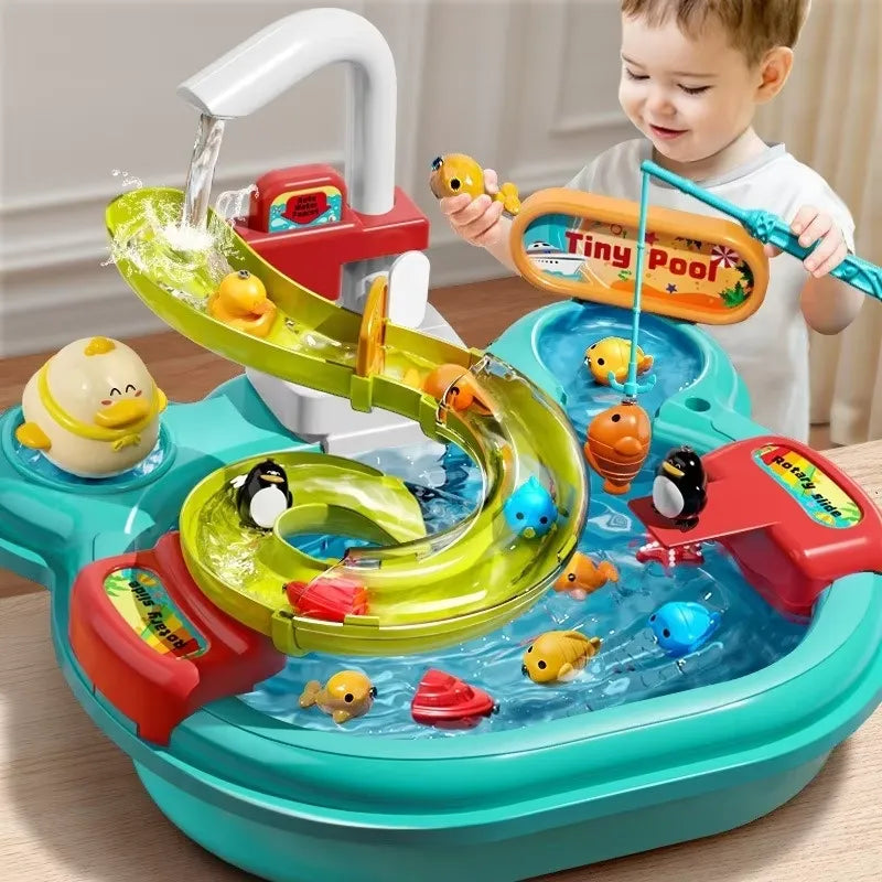 Kids Water Table Fishing Play Set