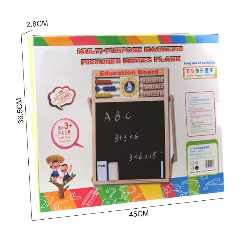 Double Side Wooden Kids Drawing Board
