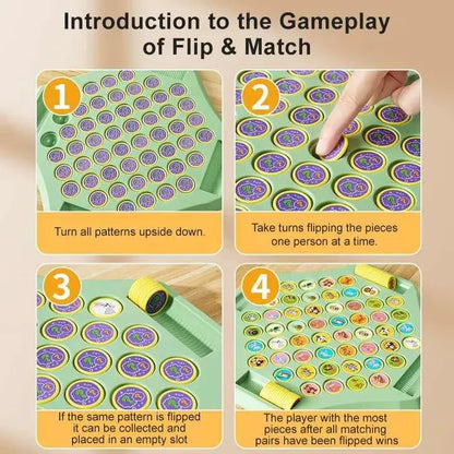 Kids Fruit & Animal Matching Board Game