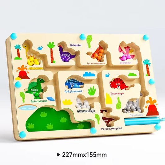 Magnetic Color & Number Maze Toy