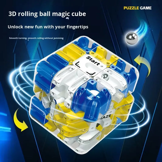3x3 Flashing Cube Puzzle Toy