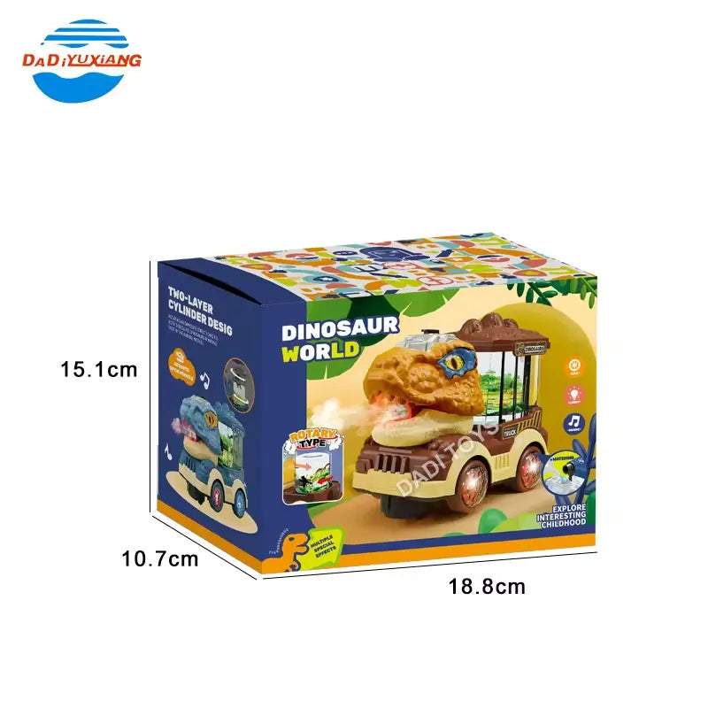 Electric Spray Dinosaur Stunt Truck