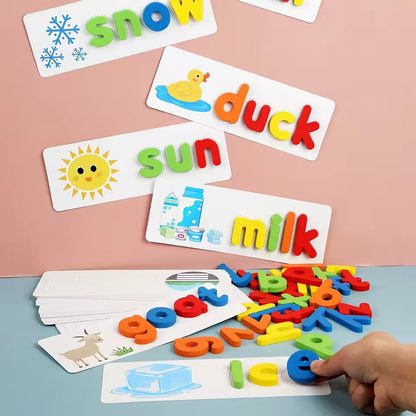 Montessori 3D Letter Puzzle Toy