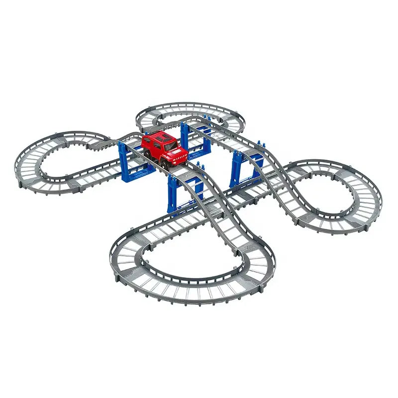DIY High-Speed Racing Track Car Set
